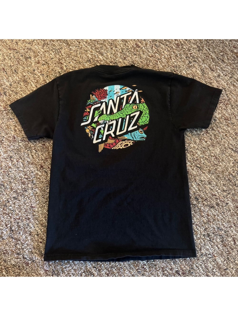 Santa Cruz Alligator Short Sleeve Graphic T-Shirt Size Small
